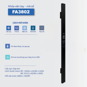 Khóa nhận diện khuôn mặt - FA3802
