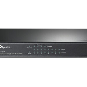 Switch Desktop 8 cổng Gigabit với 4 cổng PoE - TL-SG1008P