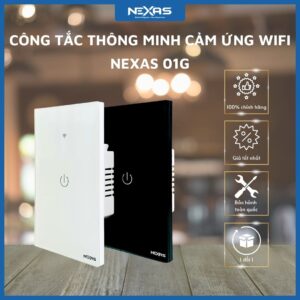 Công tắc thông minh - NEXAS 01G 1 nút
